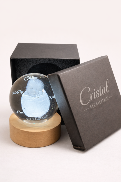 Cristal Luz da Lua - 8 cm
