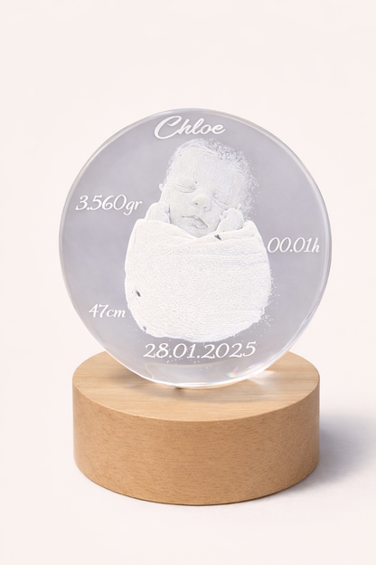 Cristal Luz da Lua - 8 cm