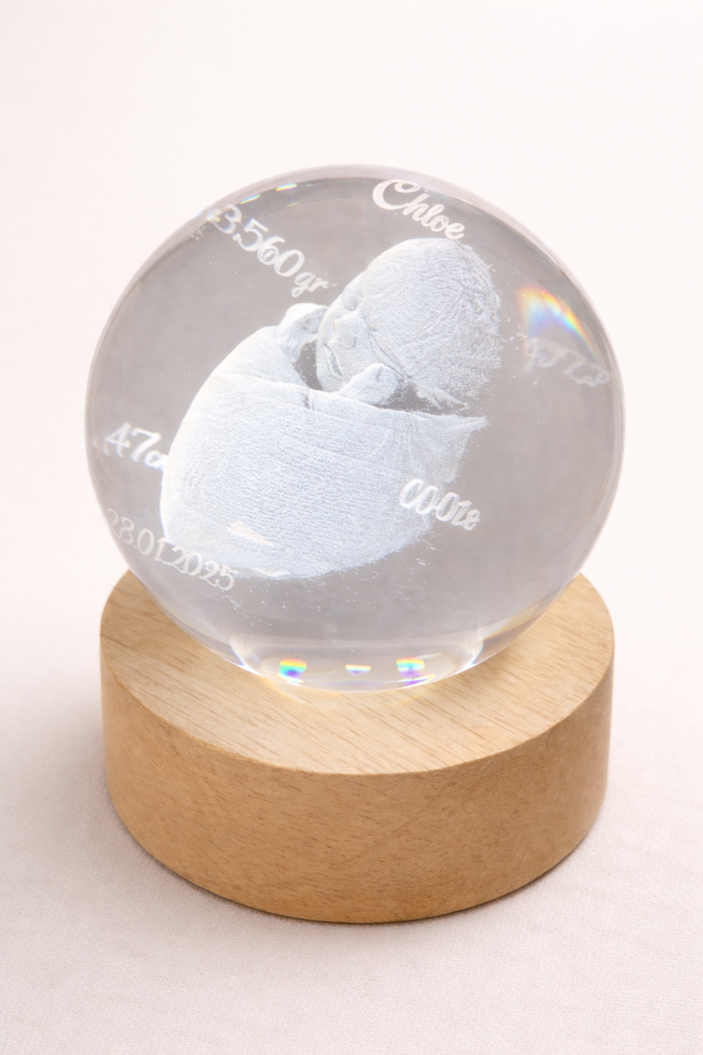 Cristal Luz da Lua - 8 cm